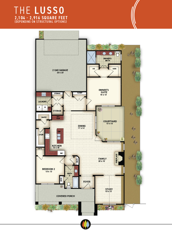 NewStyleCommunities | Lusso Model - Floorplan Image