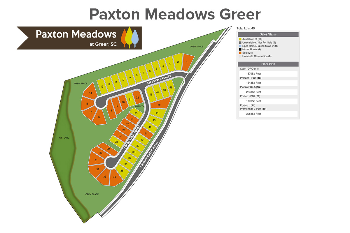 NewStyle Communities | Paxton Meadows - Community Map