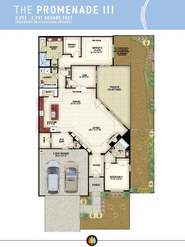 NewStyle Communities | Promenade III Model - Floorplan Image